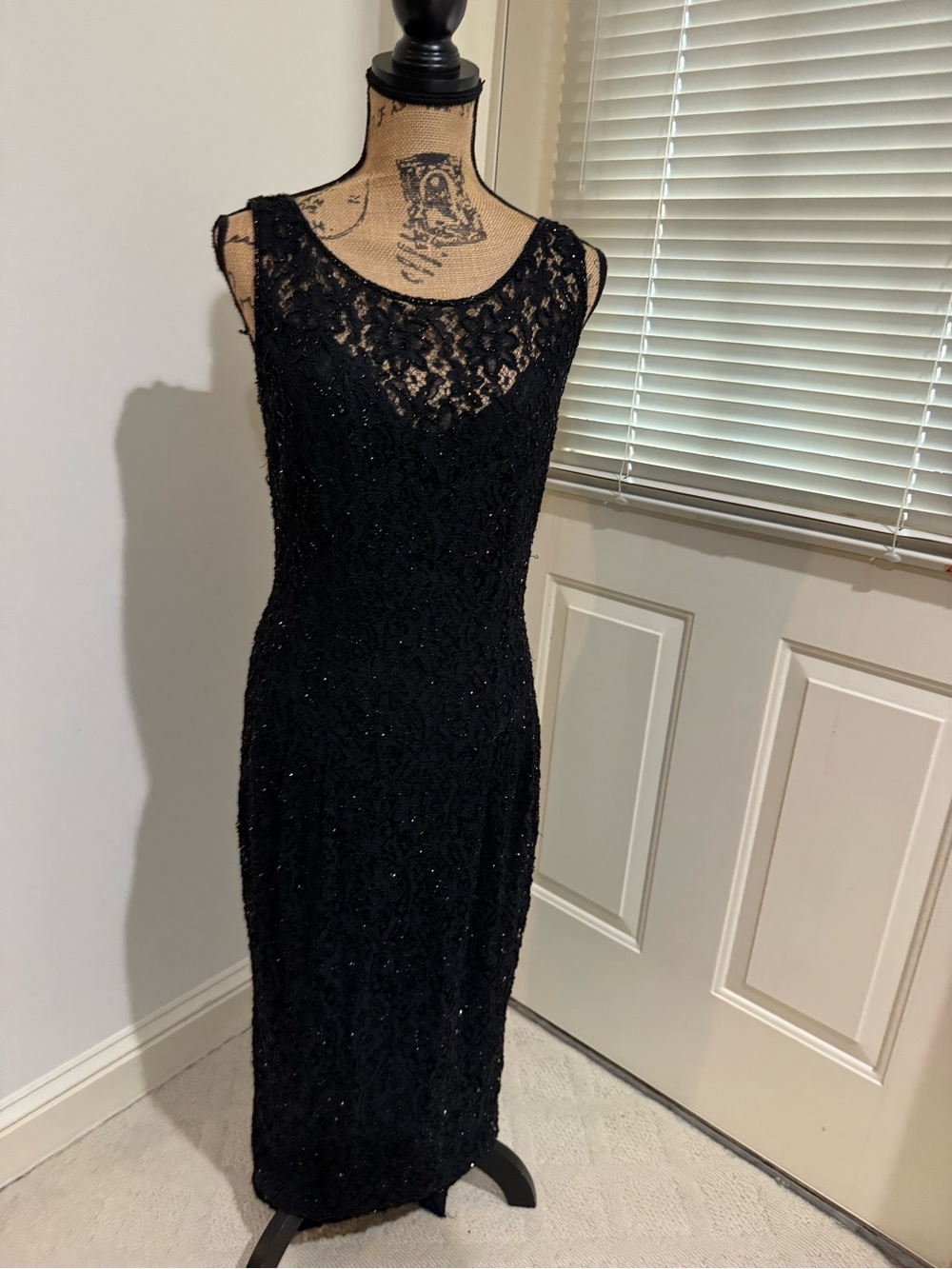 Black Lace Dress - Elegant Evening Wear